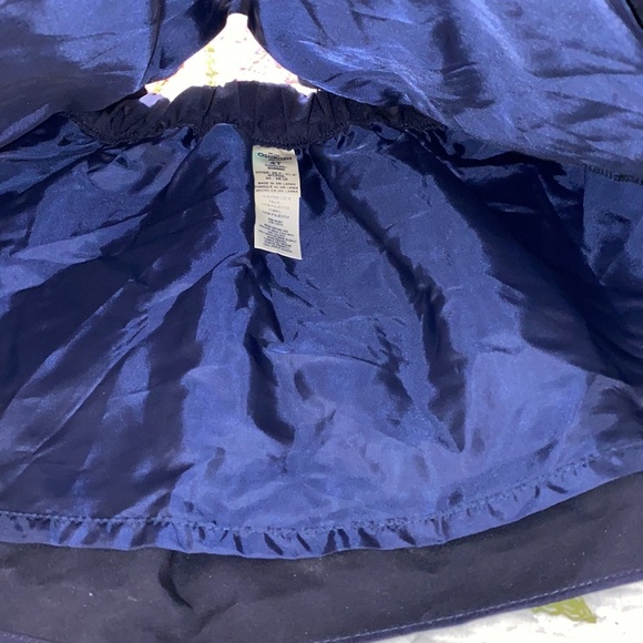 Osh Kosh B’gosh 4T blue lined polyester skirt uniform stretchy back waistband - Picture 3 of 9